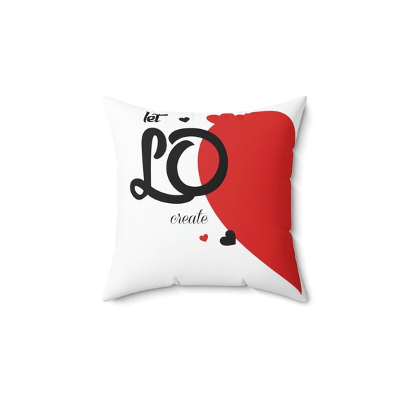 Pillows, Love pillow, housewarming gift, graphic cushion, gift for her