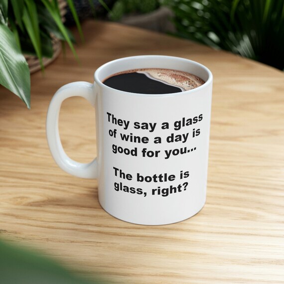 Wine lover, wine gift, travel mug, commuter cup, ceramic cup, spirits gift