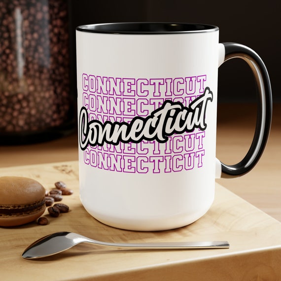 State mug, Connecticut cup, farewell gift, friend moving gift, relocation mug, farewell mug
