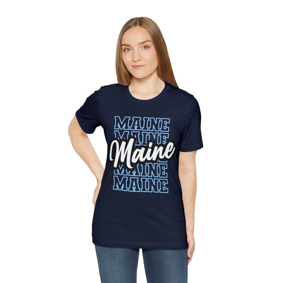State pride shirt, farewell gift, friend moving gift, Maine state t-shirt, home shirt