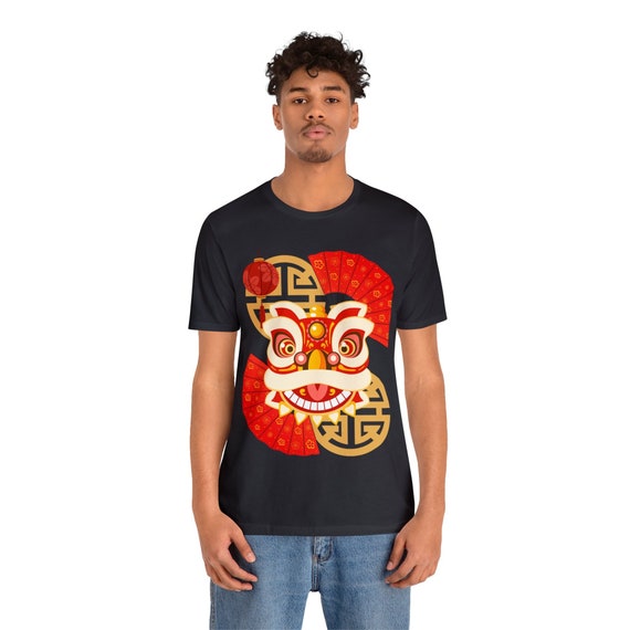 Lunar New year Unisex Jersey Short Sleeve Tee, Chinese Dragon shirt