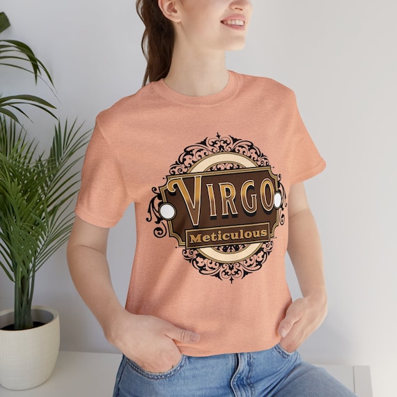 Virgo Zodiac Shirt, Retro Zodiac Tee, Perfect for Astrology lover, Unique Birthday Gift Virgo Friend, Retro Zodiac Design, sun sign t-shirt