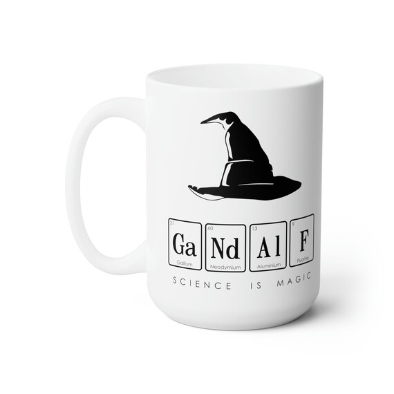 Gandalf hat mug, Gandalf mug, Science cup, gift for science teacher, professor gift