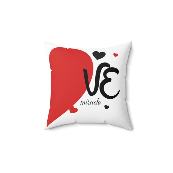 Pillows, Love pillow, housewarming gift, graphic cushion, Gift for Her