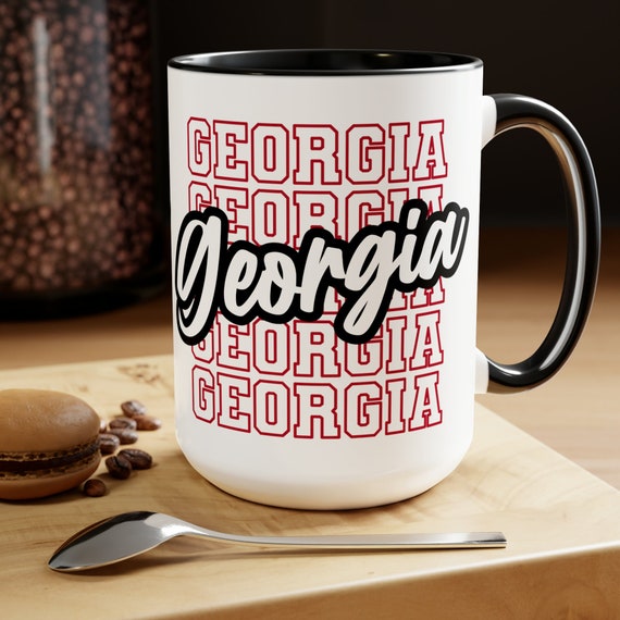State pride mug, Georgia cup, home state mug, farewell gift, school colors cup, graduation gift