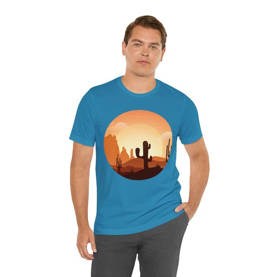 Camping shirt, desert t-shirt, outdoor tee, Cactus shirt, outdoor gift, Camping gift