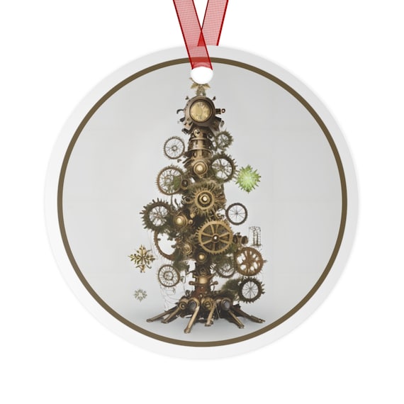 Steampunk Ornament, Steambag ornament, Steampunk lover gift, steam bag bauble, Steampunk bauble, Steampunk tree ornament