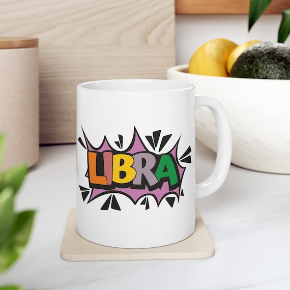 Zodiac sign mug, Libra gift, astrology cup, constellation mug, Astronomy cup, gift for astronomer