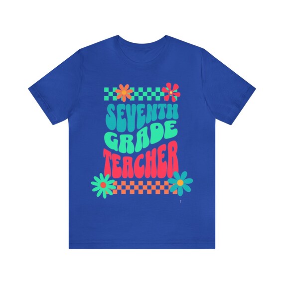 Back to school shirt, seventh grade teacher gift, educator t-shirt, coach tee, first day of school gift, 7th grade teacher shirt