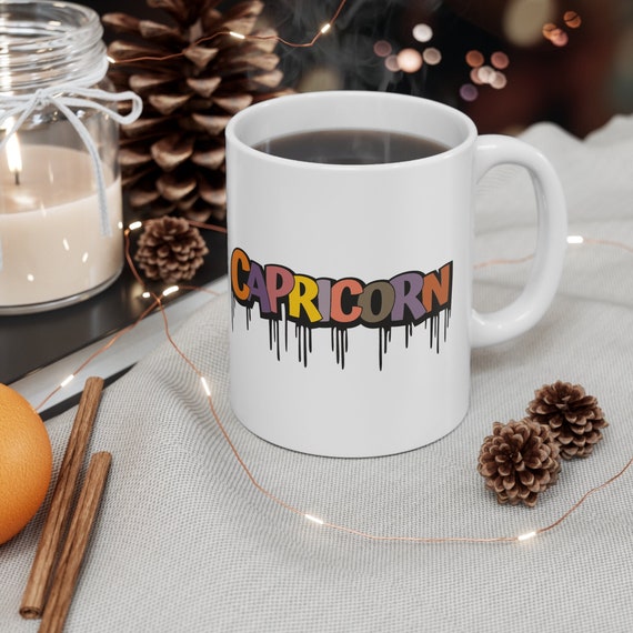 Zodiac sign mug, Capricorn cup, astrology gift, gift for astronomist, astronomer mug, astrology cup
