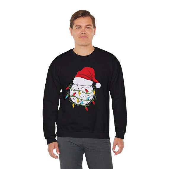 GOLFER CREWECK Sweatshirt, Christmas Golfer Pullover, Caddie Sweatshirt,  Golf lover gift, Golfing Funny Christmas Golf Shirt Golf Lover