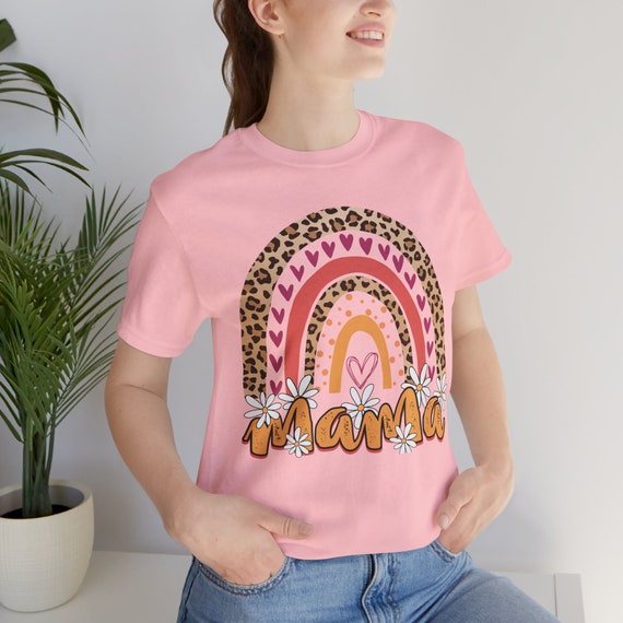 Mama tshirt, mother shirt, Retro mom shirt, mama gift, Mother's day gift, rainbow mama tee
