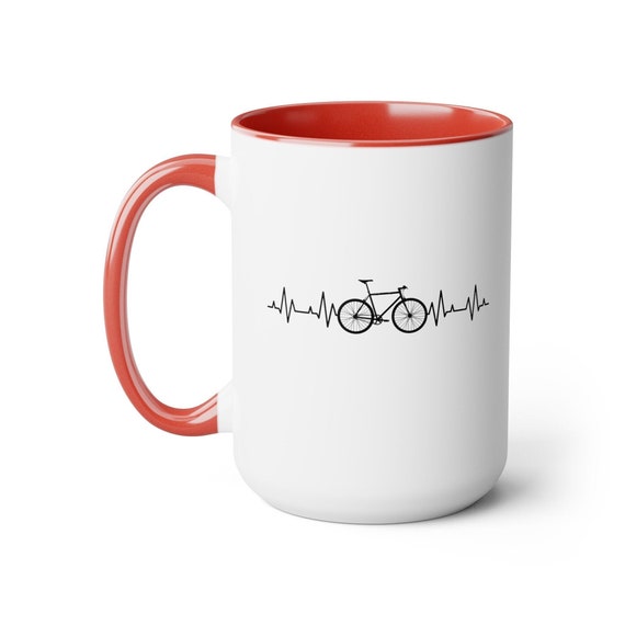 Cyclist mug, Gifts for Cyclist, race cup, biker cup, biking mug, Pedaler cup, bicycle gift