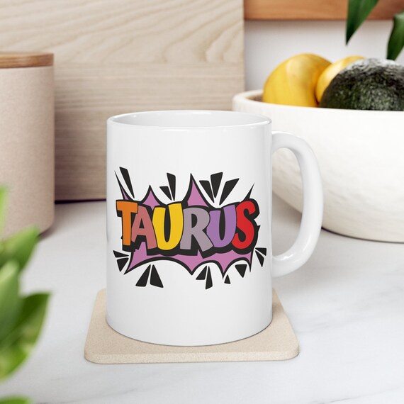 Zodiac sign mug, Taurus cup, astrology gift, gift for astronomist, astronomer mug, constellation cup