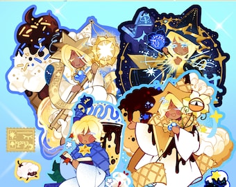 Pure Vanilla Cookie - Sticker Pack - CRK - Biscuit Running