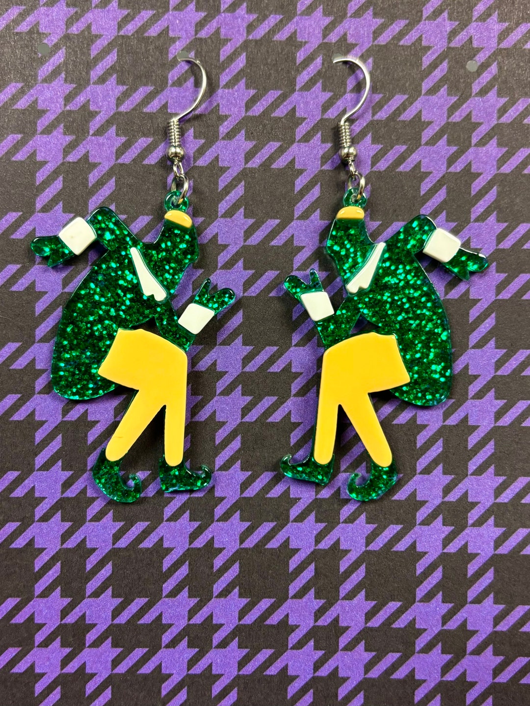 Elf Earrings Elf Movie Christmas Party Funny Christmas Etsy elf-earrings-elf-movie-christmas-party-funny-christmas-etsy