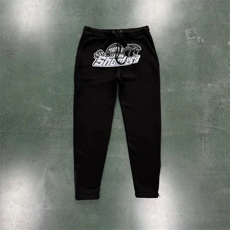 Trapstar Hoodies Black Shooters Tracksuit Icy Chenille Decoded Etsy