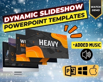 Animated PowerPoint Template Slides PowerPoint Presentation Dashboard Chart Editable PPT Dynamic Slideshow PPT Template for Promotional Ad