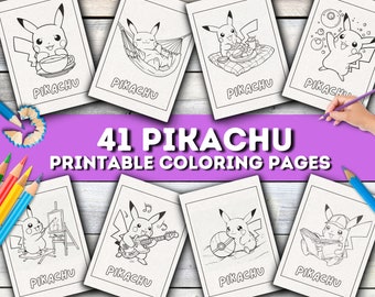 10 Kawaii Cute Baby Pokmon Coloring Pages - Printable Pokmon Coloring  Sheets for Kids | Instant Download, Digital Coloring Book - Etsy