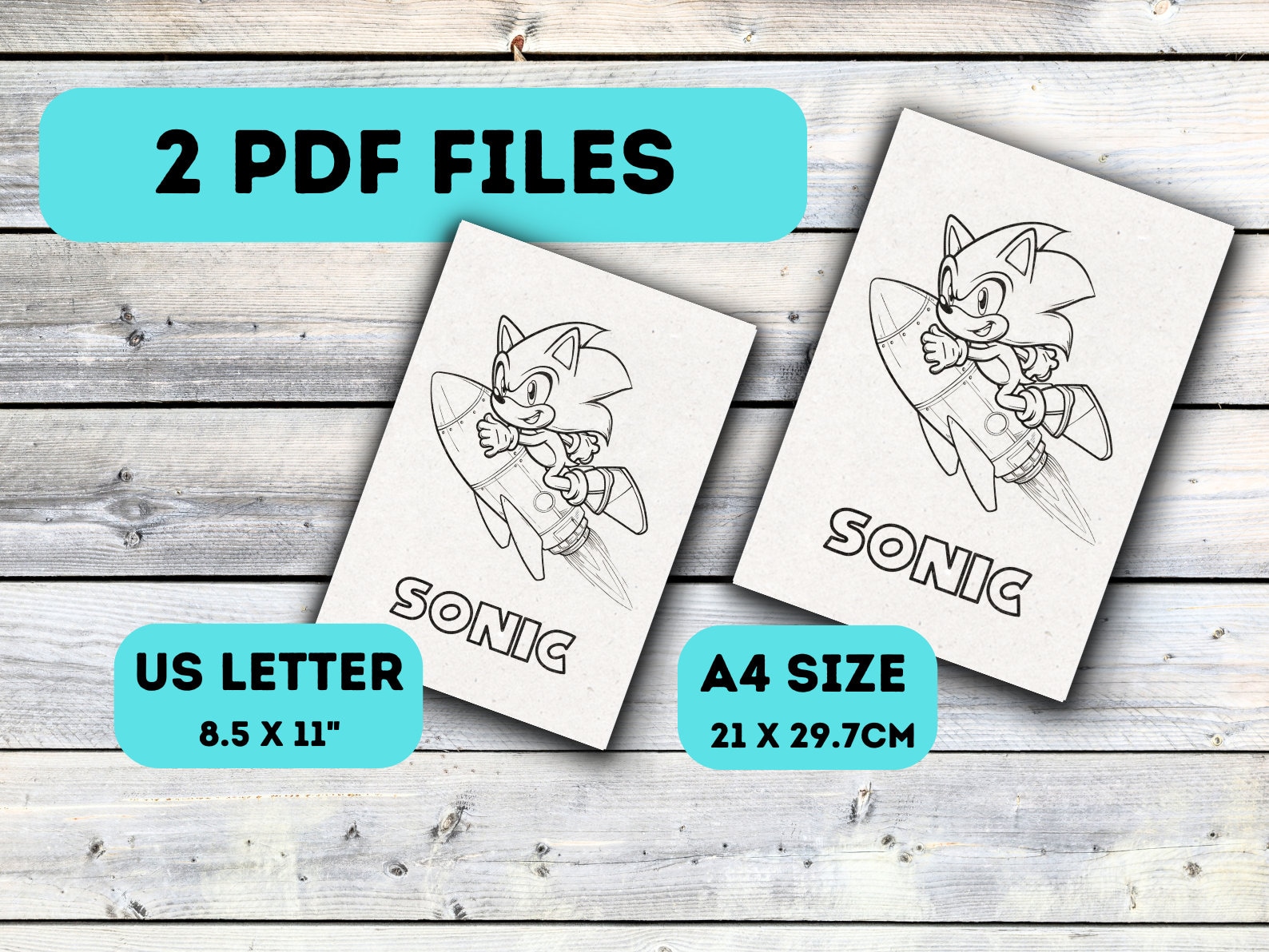 44 Sonic Coloring Pages for Kids, Toddlers, Preschoolers Toddlers ...