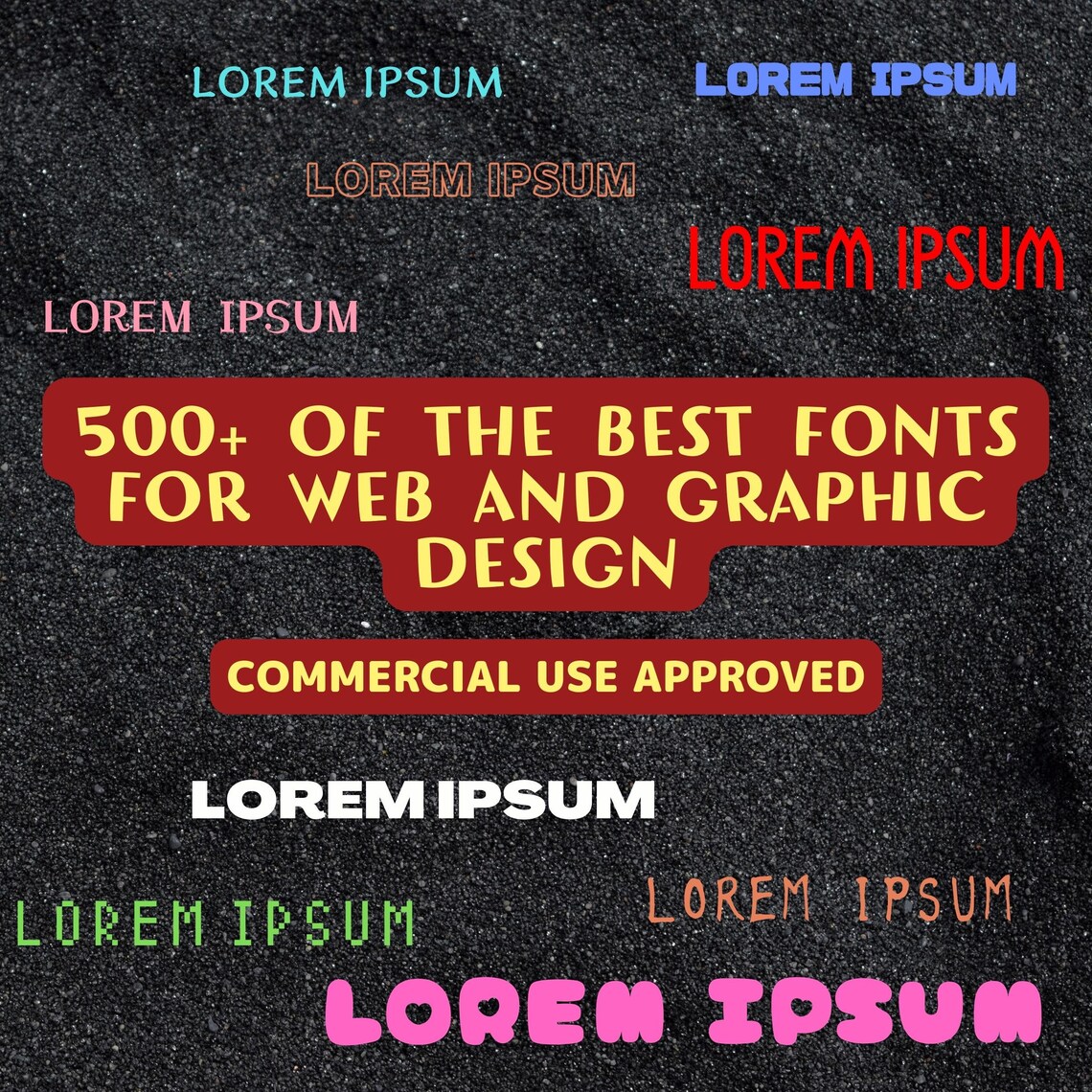 500 of the Best Fonts for  and Graphic Design Font Bundle Cool Fonts