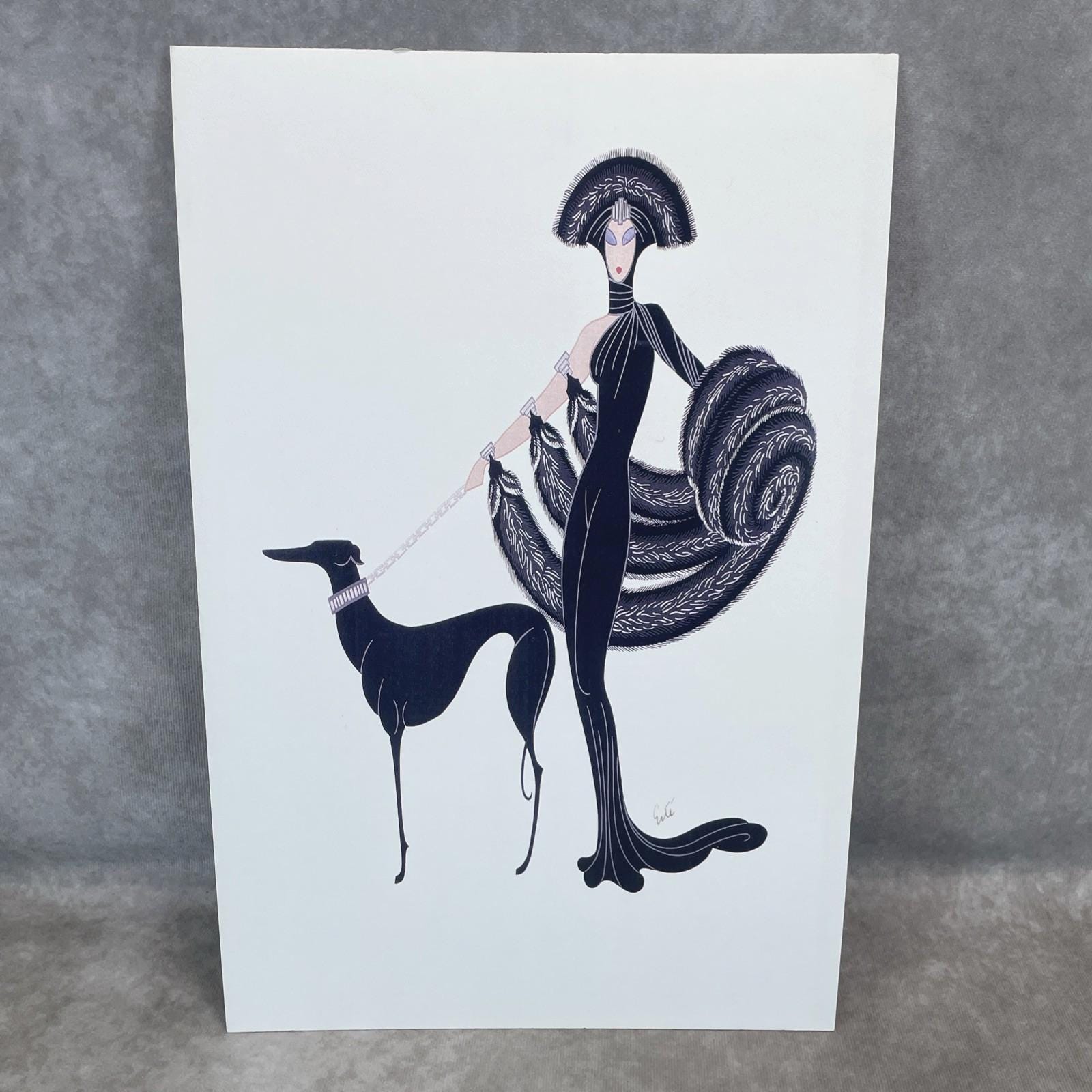 Erte Symphony in Black - Etsy
