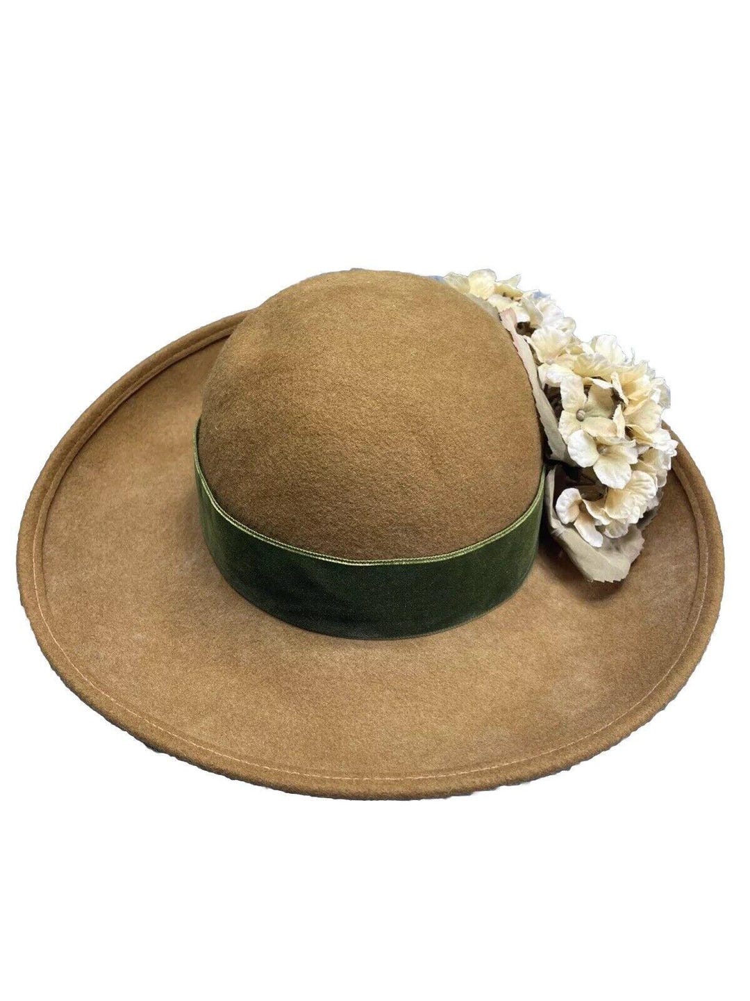 Vintage Toucan 100% Wool Floral Collection New York Hat  display picture 2
