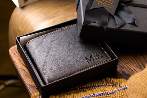 Personalized Wallet,Mens Wallet,Engraved Wallet,Groomsmen Wallet,Leather Wallet,Custom Wallet,Boyfriend Gift for Men,Gift for Him