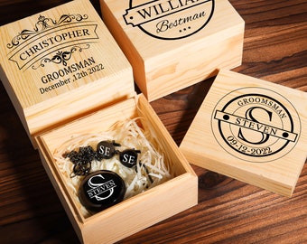 Personalized Pocket Watches for Men, Pocket Watch with Wooden Box, Groomsmen Gifts, Best Man Gift,Husband Gift,Boyfriend Gift ,Gifts for Dad