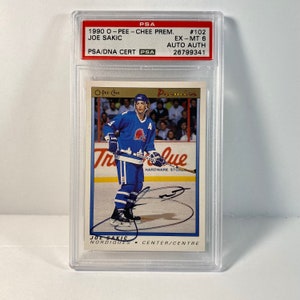 Joe Sakic Quebec Nordiques Autographed 1990-91 Bowman Card Autographed