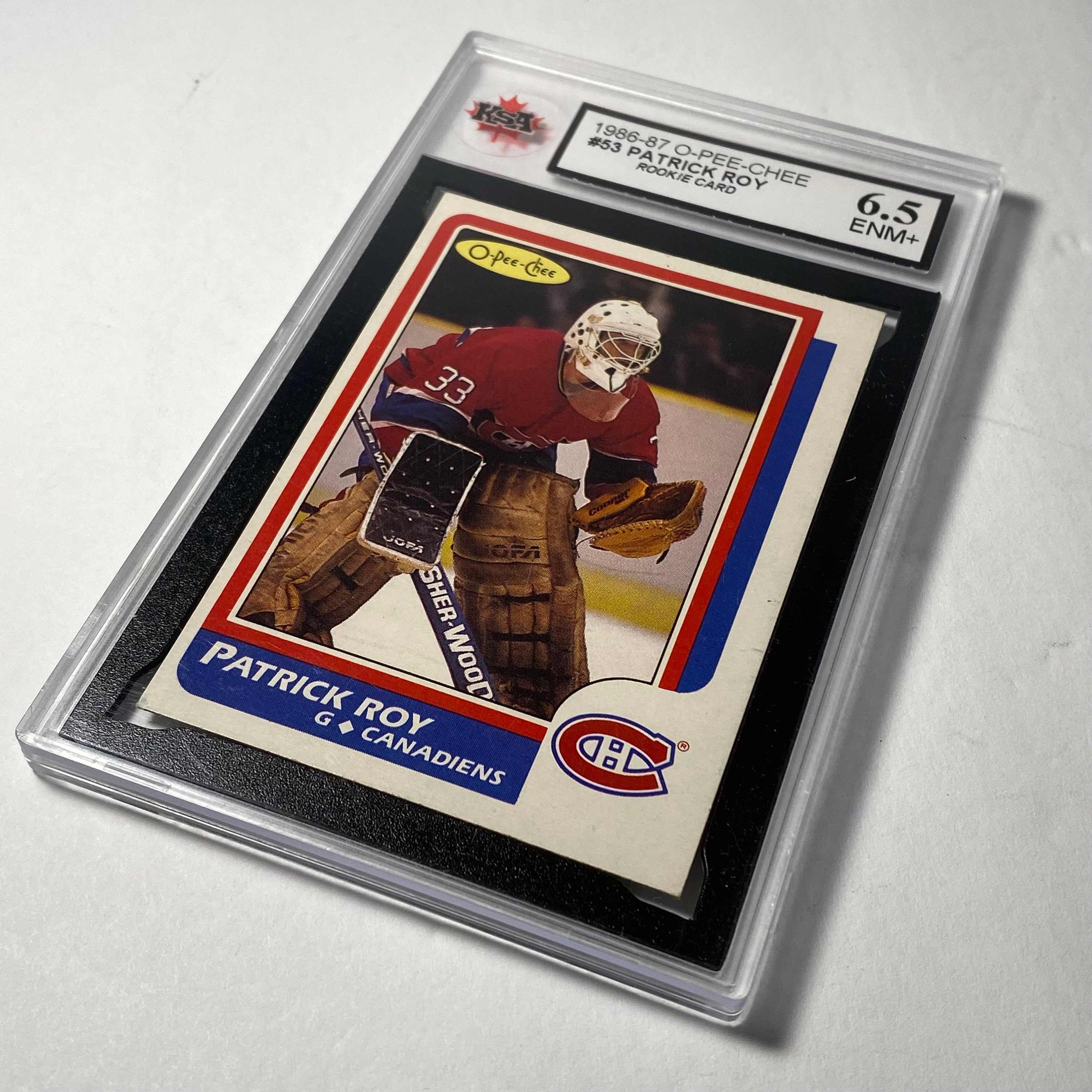 PATRICK ROY Rookie Card 198687 Opeechee Etsy Canada