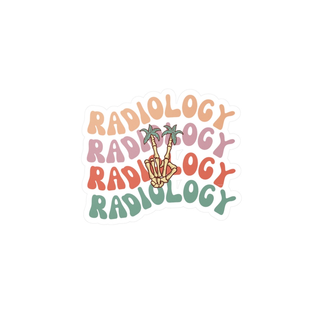 Radiology Sticker Xray Decal Radiology Decal Rad Tech Etsy