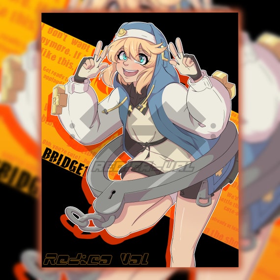 Guilty Gear Strive Bridget Print Poster Wall Art Made 