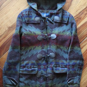 Rzadki wełniany płaszcz typu duffle Pendleton x Opening Ceremony zdjęcie 5