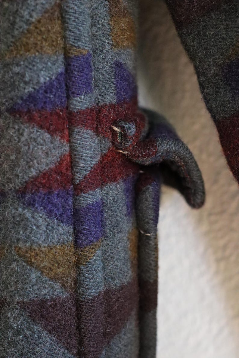 Rzadki wełniany płaszcz typu duffle Pendleton x Opening Ceremony zdjęcie 9