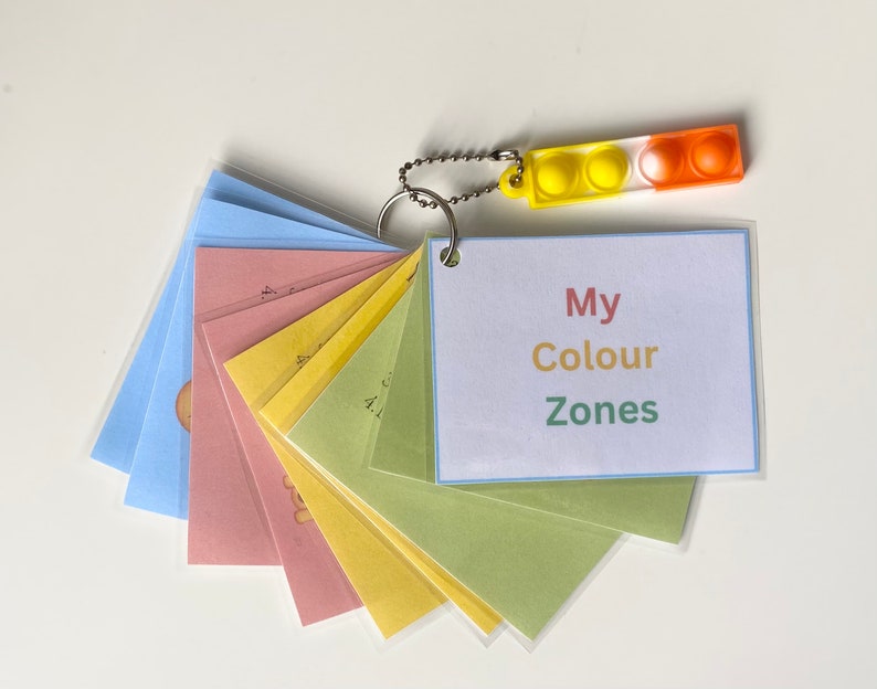 Zones of Regulation Flash Cards / Emotional Regulation / the Emotional