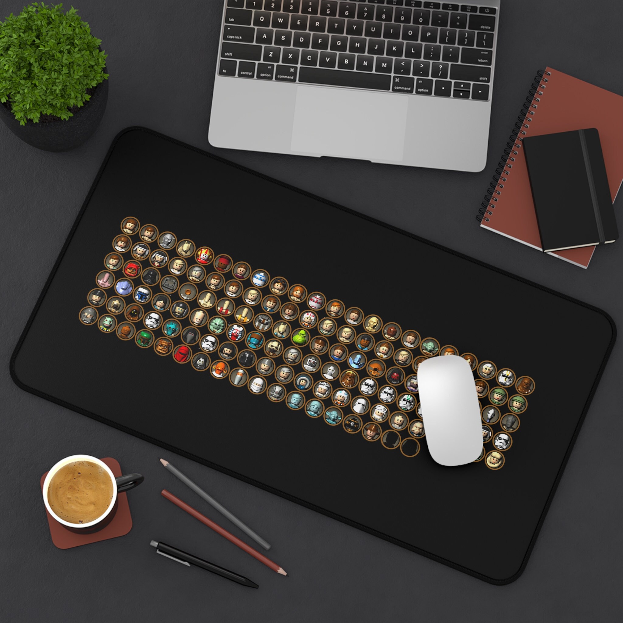Desk Mat Icon Character Icons Gaming Desk Mat - Etsy