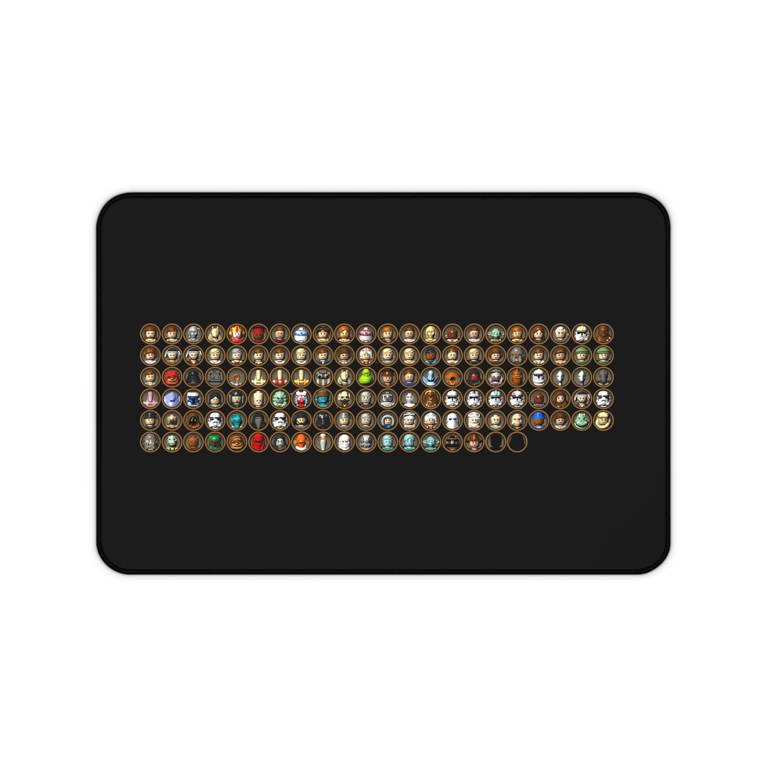 Desk Mat Icon Character Icons Gaming Desk Mat - Etsy
