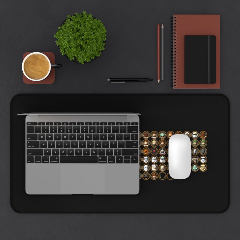 Desk Mat Icon Character Icons Gaming Desk Mat - Etsy