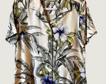Chemisier haut hawaïen aloha Tommy Bahama pour femmes, taille S