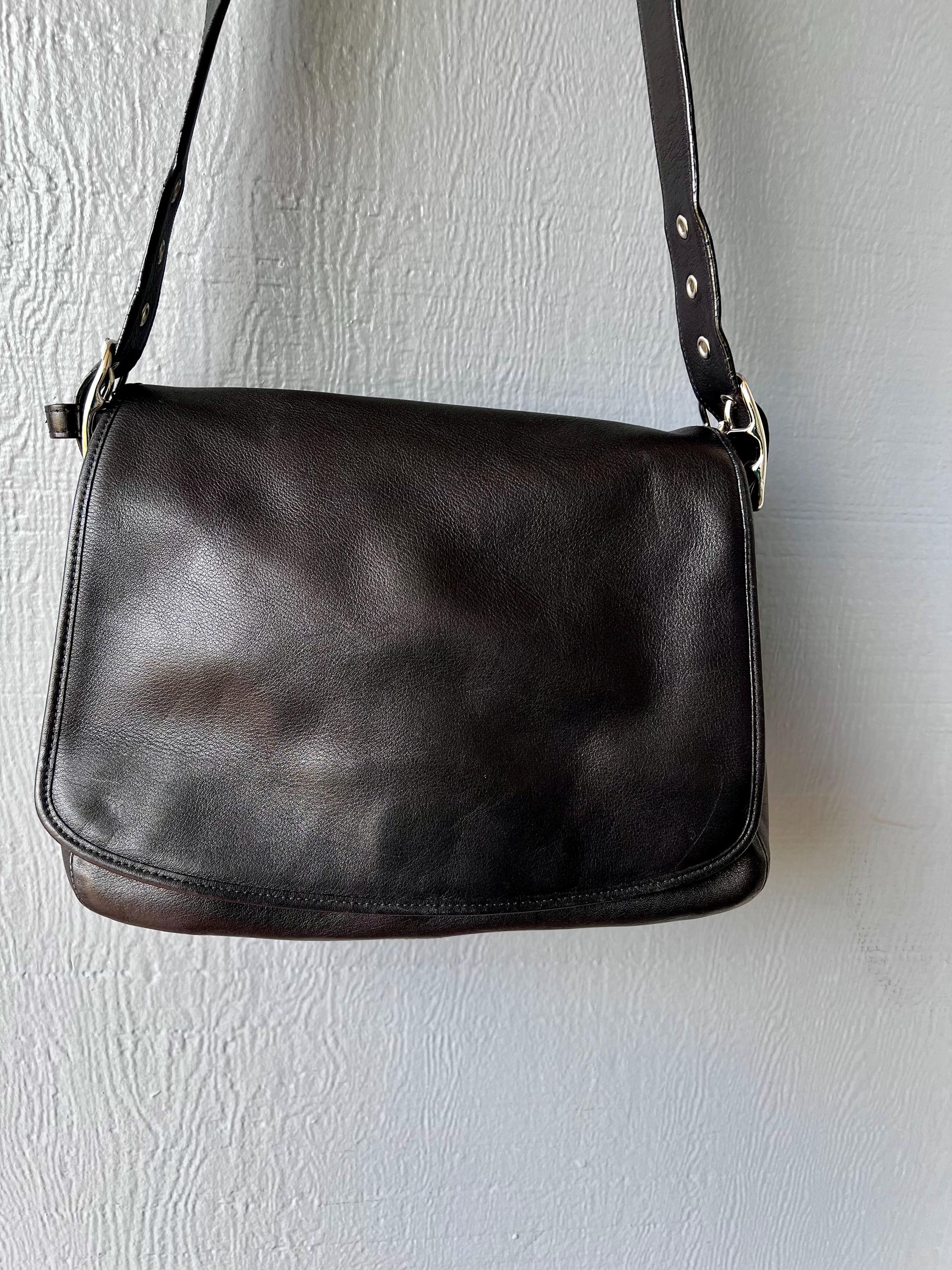 Coach Vintage Black Shoulder Bag - Etsy
