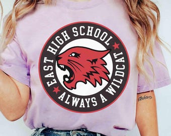 Disney High School Musical The Musical The Series Wildcat Logo Shirt, WDW Magic Kingdom Disneyland Family Vacation Holiday Gift