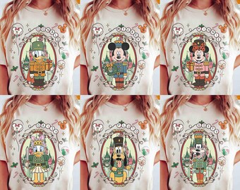 Retro Disney Mickey And Friends Nutcracker Christmas Shirt, Mickey Lead Soldier Xmas Party Tee, Very Merry Christmas, Disneyland Family Gift