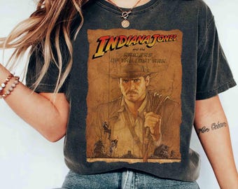 Disney Indiana Jones Raiders of the Lost Ark poster T-shirt, Indiana Jones avonturen T-shirt, WDW Magic Kingdom Disneyland vakantiecadeau
