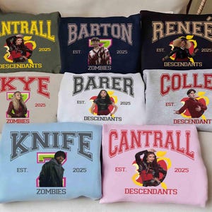 Descendants Zombies Worlds Collide Tour Characters Shirt, Disney The Rise Of Red Group Tee, Descendants Concert, Summer Music Festival 2025