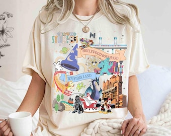 Vintage Disney Hollywood Studios Shirt, Mickey & Friends Hollywood Tower, Disney Toy Story Shirt, Star Wars Shirt, Disney Family Trip Shirt