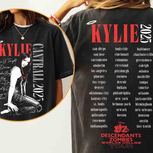 Disney Kylie Cantrall T-shirt, Descendants Zombies Worlds Collide Tour, The Rise Of Red Tee, Descendants Concert, Summer Music Festival 2025