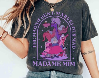 The Magnificent Marvelous Mad Madame Mim Vintage Shirt, The Sword In The Stone Shirt, Disney Villains Madam Mim Tee, Disneyland Family Trip