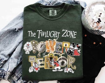 Camiseta de la Torre del Terror de Disney Twilight Zone, camiseta vintage del Hotel Hollywood Tower, camiseta del Ascensor Embrujado, camiseta de la Atracción Espeluznante de Disney