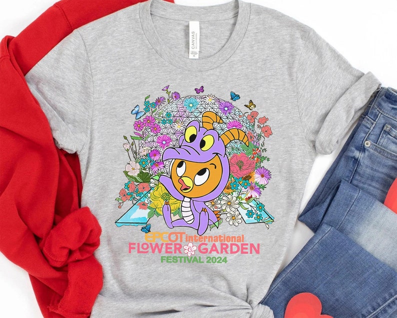 Disney Epcot International Flower and Garden Festival 2024 Shirt, Cute Orange Bird Epcot Center Tee, Walt Disney World Family Vacation Gift image 3